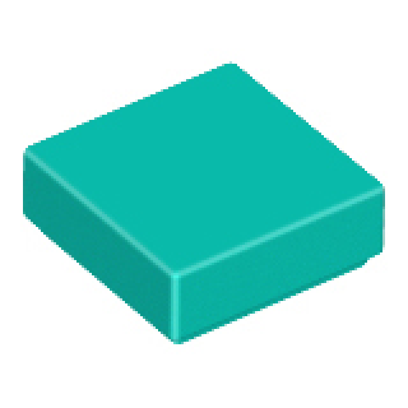 Tegel 1x1 Dark Turquoise